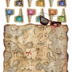Beistle Indoor Decor Decoration "Pin The Flag" Treasure Map Party Game