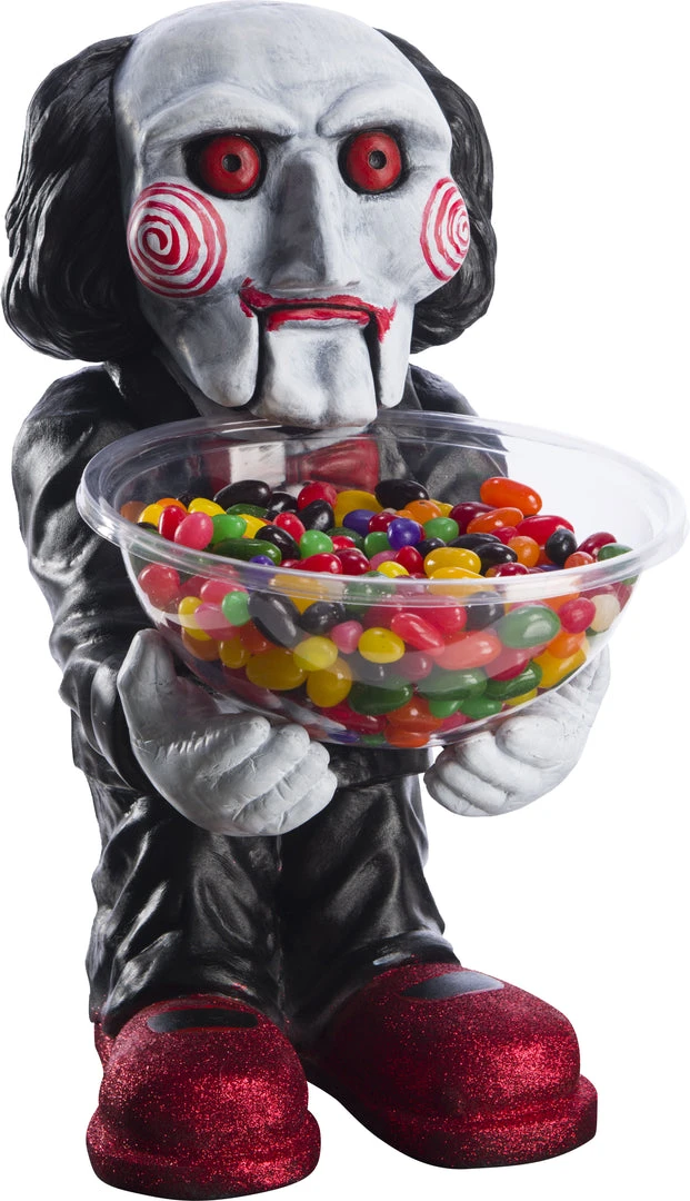 Rubies Candy Bowls And Holders Saw- Jigsaw Billy Candy Bowl Holder 3 Rubies Candy Bowls And Holders Saw- Jigsaw Billy Candy Bowl Holder