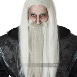 California Costumes Dark Wizard Wig Santa Wig And Beard Sets