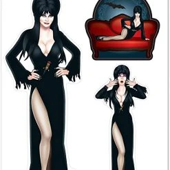 Beistle Elvira - Peel 'N Place Decals Indoor Decor