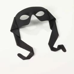 Forum Novelties Half Mask - Super Hero Black Half Masks