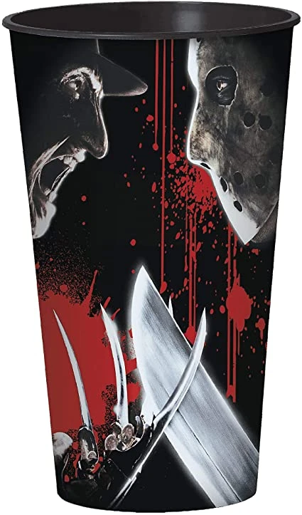 Amscan Freddy Vs. Jason (2003) - 32oz. Plastic Cup 1 Amscan Freddy Vs. Jason (2003) - 32oz. Plastic Cup