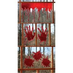 Fun World 3-D Bloody Window Decor 18" Wide