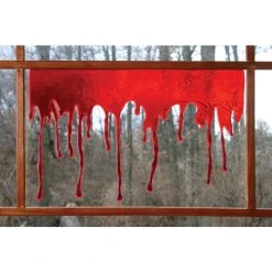 Fun World 3-D Bloody Window Decor 18" Wide