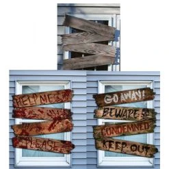 Fun World Haunted Window Boards