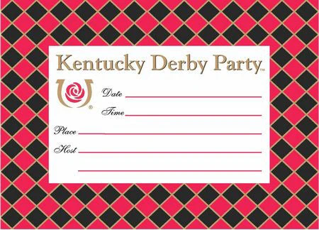 Westrick Kentucky Derby Icon Party Invitations 1 Westrick Kentucky Derby Icon Party Invitations
