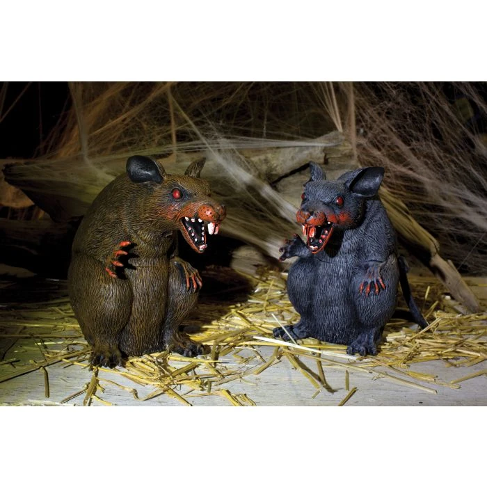 Fun World 9” Ravenous Rats Haunting Props 1 Fun World 9” Ravenous Rats Haunting Props