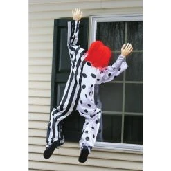 Fun World Haunting Props 5 Foot Creepy Climbing Clown