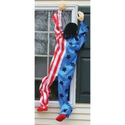 Fun World Haunting Props 5 Foot Creepy Climbing Clown