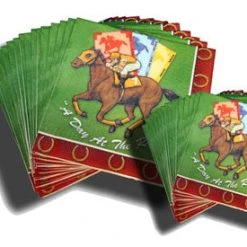 Caufield's Novelties A Day At The Races Dinner Napkins