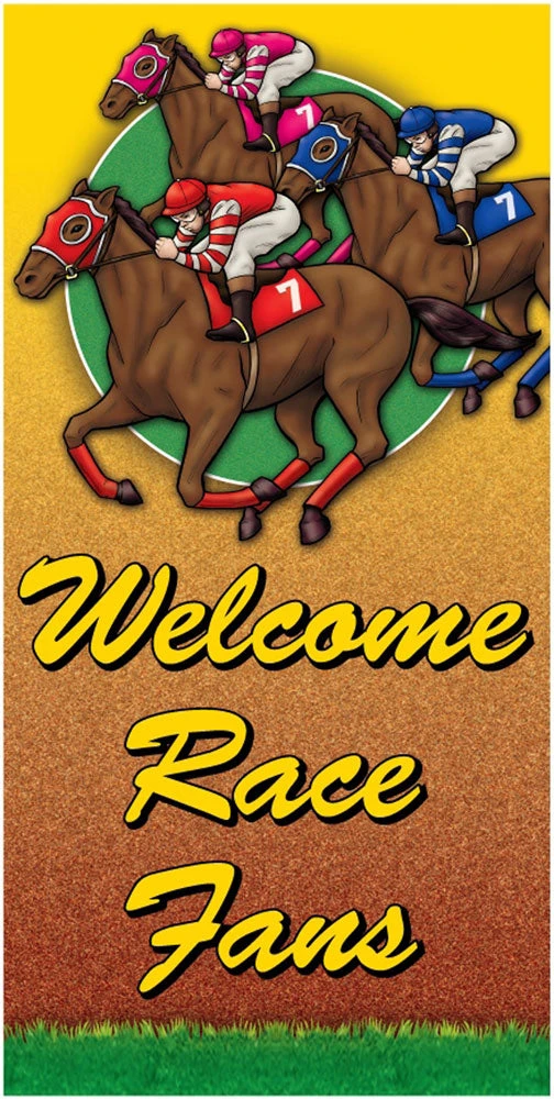 Caufield's Novelties A Day At The Races 30" X 60" Door Poster 1 Caufield's Novelties A Day At The Races 30" X 60" Door Poster