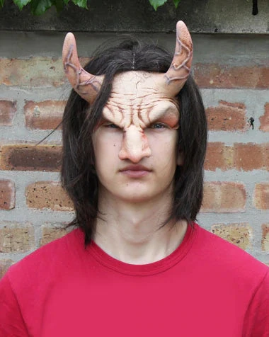 Zagone Studios Devil Headpiece Latex Mask Half Masks 1 Zagone Studios Devil Headpiece Latex Mask Half Masks