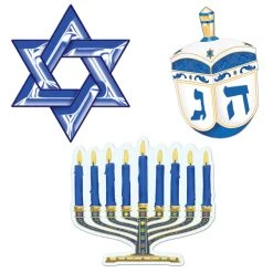 Beistle Hanukkah Cutouts