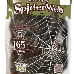 Fun World Cemetery Super Stretch Creepy Spider Web