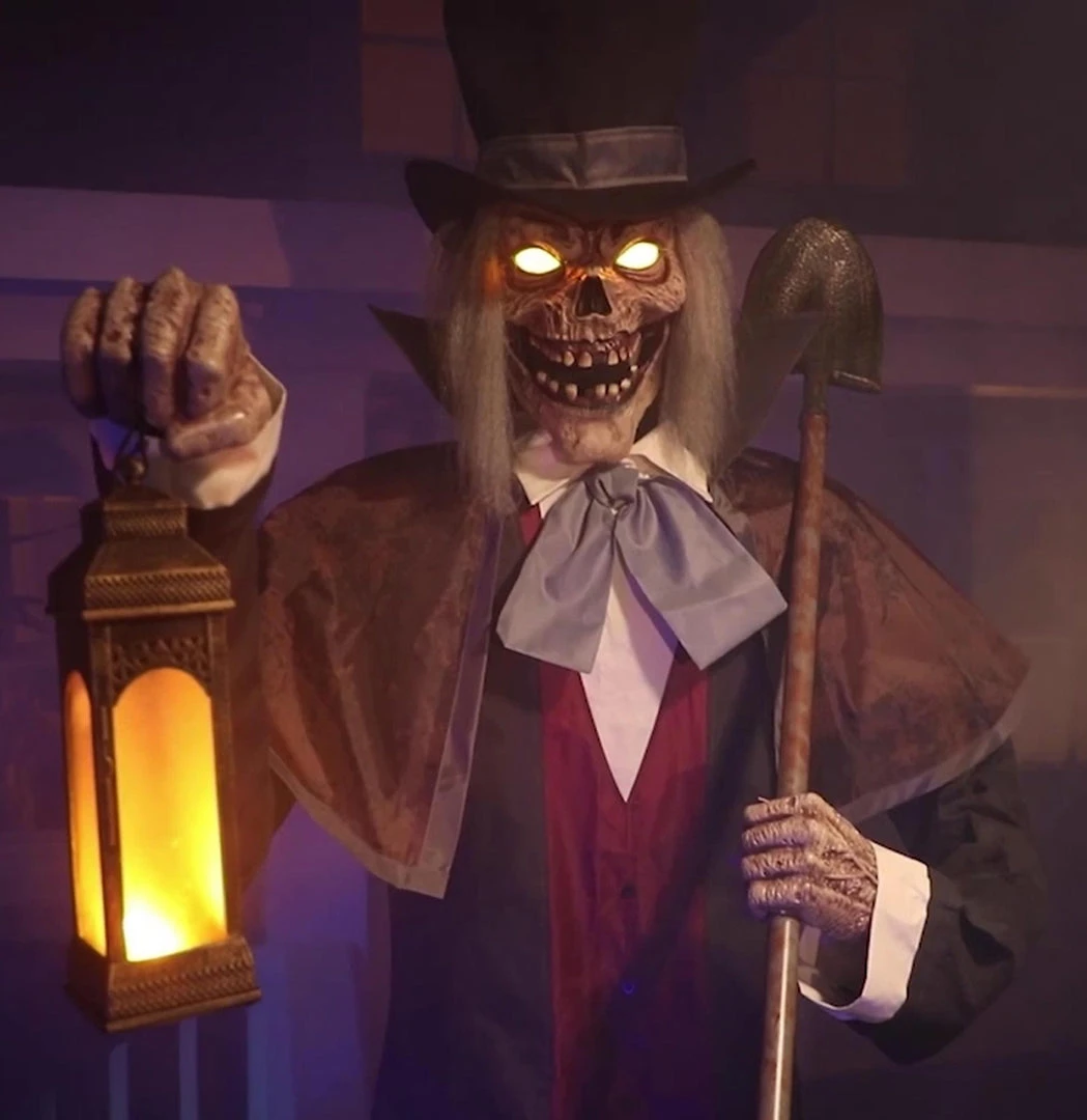 Morris Costumes Animated Graveyard Host Prop 2 Morris Costumes Animated Graveyard Host Prop