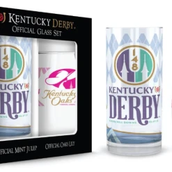TCG Continuum Kentucky Derby 148 - Mint Julep And Lily Glass Set