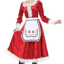 California Costume Mrs. Claus Costumes Classic Mrs. Claus Adult Costume
