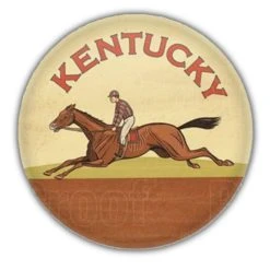 Caufield's Novelty Vintage Derby - Kentucky Button