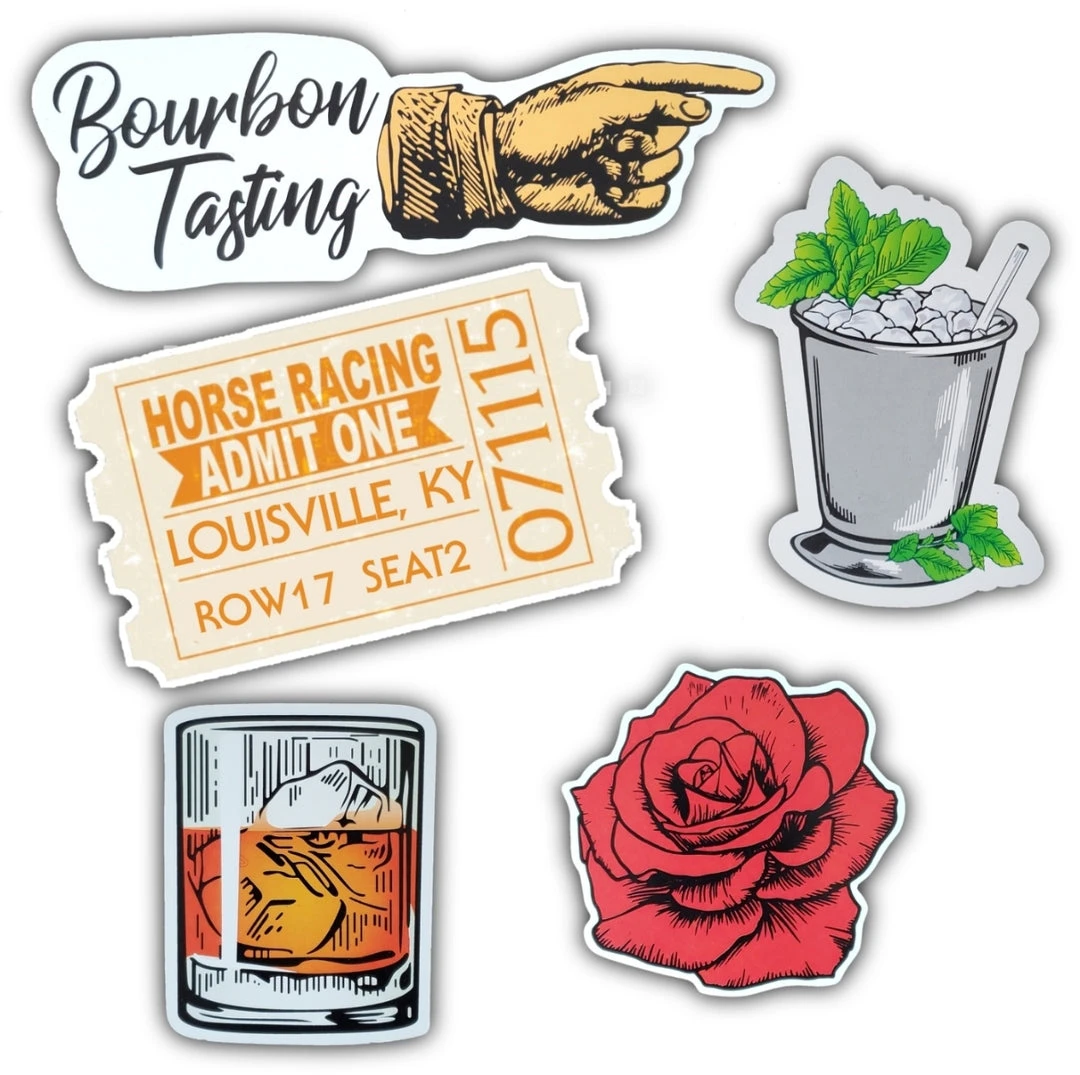 Caufield's Novelty Vintage Derby - Small Cutouts 6 Per Package 1 Caufield's Novelty Vintage Derby - Small Cutouts 6 Per Package