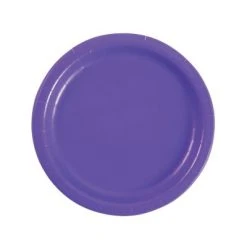 Westrick Paper 6.75" Purple Paper Plate 8/Pkg