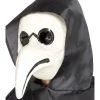 Smiffy's Half Masks Plague Doctor Mask - White