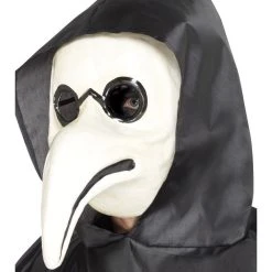 Smiffy's Half Masks Plague Doctor Mask - White