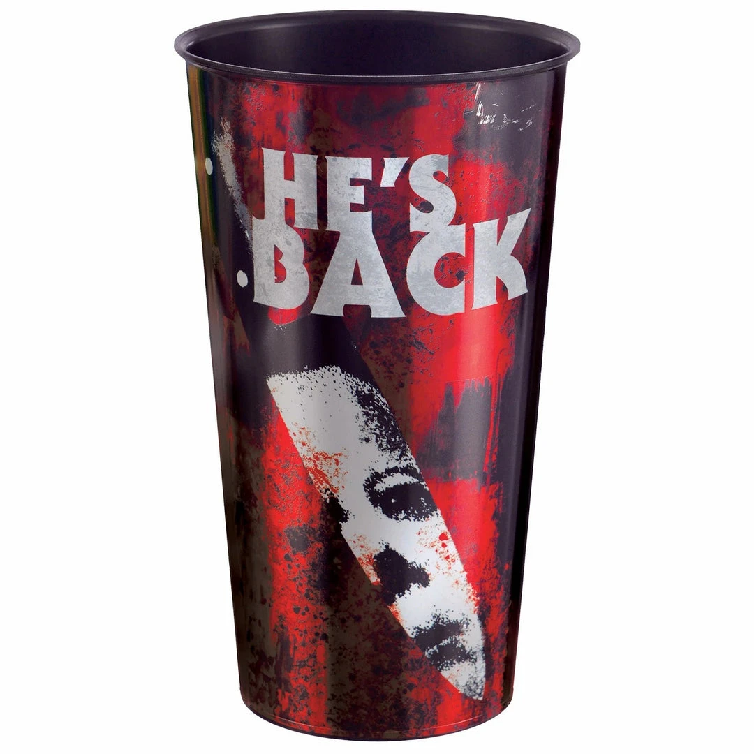 Amscan Halloween II - He's Back Metallic Print Plastic Cup Party Supplies 1 Amscan Halloween II - He's Back Metallic Print Plastic Cup Party Supplies