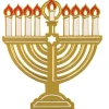 Beistle Hanukkah Foil Menorah Cutout