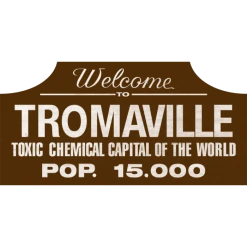 Trick Or Treat Studios Thomasville Wood Sign - Toxic Avengers Indoor Decor