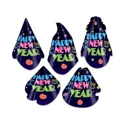 Beistle Neon Midnight Hat Assortment