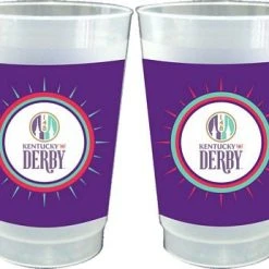 Westrick Kentucky Derby 148 - Plastic Frosted Cups 10/Pkg 148th Kentucky Derby Merchandise