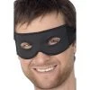 Smiffy's Black Bandit Half Mask Half Masks
