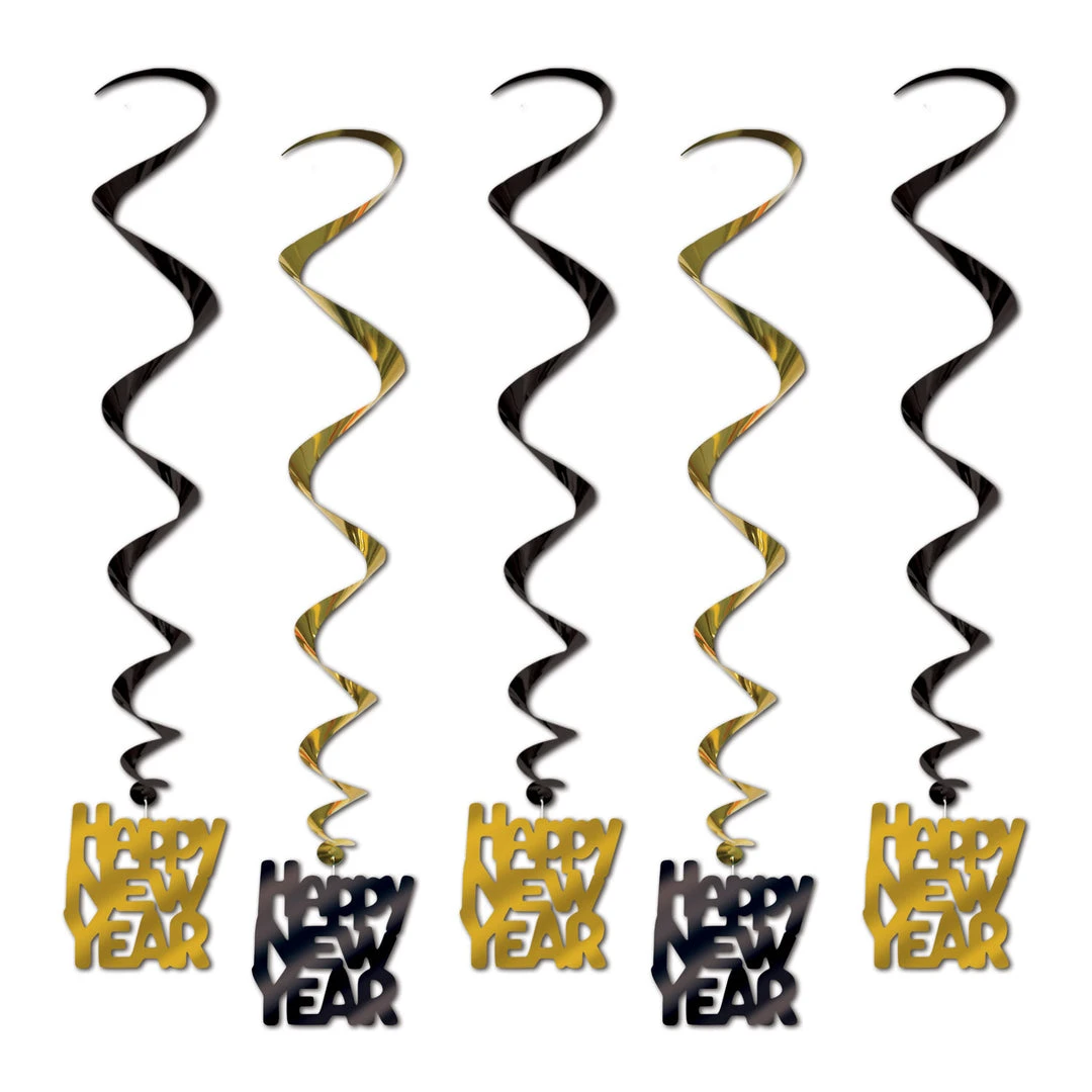 Beistle Happy New Year Whirls 1 Beistle Happy New Year Whirls
