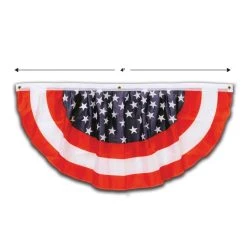 Beistle Decor Stars & Stripes Fabric Bunting