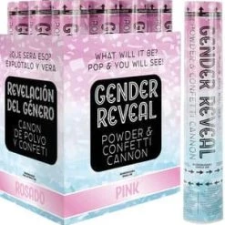 Loftus International Gender Reveal Confetti Cannon - Pink