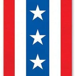 Beistle Decor Patriotic Fabric Column Bunting
