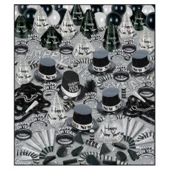Beistle Party Assortments Silver Bonanza Assortment For 100