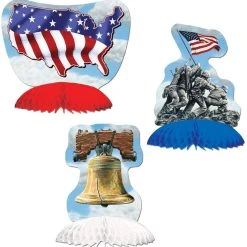 Beistle Patriotic Playmates Decor