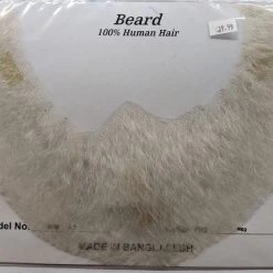 Morris Costumes Biblical Accessories Blonde Full Face Human Hair Beard