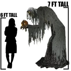 Morris Costumes Electronic And Animated Props Jack Stalker 7' Animated Prop