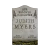 Trick Or Treat Studios HALLOWEEN (1978) - Judith Myers Tombstone Prop Cemetery