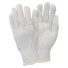 Caufield's Novelties White Knit Santa Gloves
