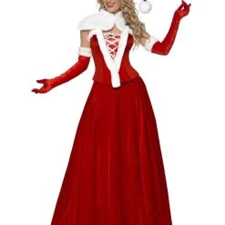 Smiffy's Luxury Miss Santa Costume Mrs. Claus Costumes