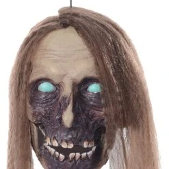 Morris Costumes Electronic And Animated Props Undead Cathy Hanging Head Animated Prop