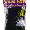 Fun World Super Stretch Spider Web - Black