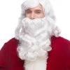 West Bay Kanekalon Santa Claus Wig And Beard Set