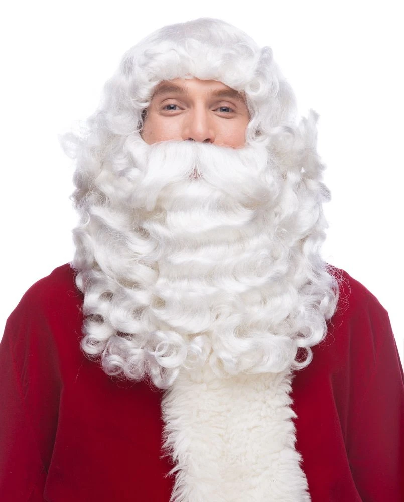 West Bay Professional Quality Teviron Santa Claus Wig And Beard Set Christmas Accessories 1 West Bay Professional Quality Teviron Santa Claus Wig And Beard Set Christmas Accessories