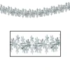 Beistle Snowflake Metallic Chain Garland Metallic Decor