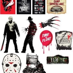 Amscan Friday The 13th/IT/A Nightmare On Elm Street - Cutout Decor Mashup